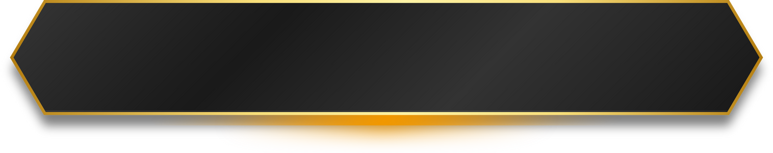 neon gold dark rectangle banner